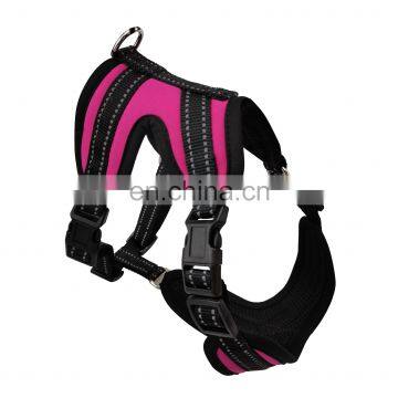 neoprene dog harness with reflective strip comfortable and adjustable pet harness vest