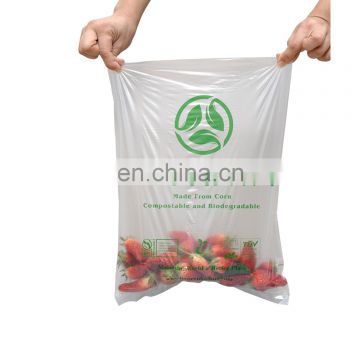 Durable Recycle 100 Biodegradable Compostable Plastic Packaging Produce bags