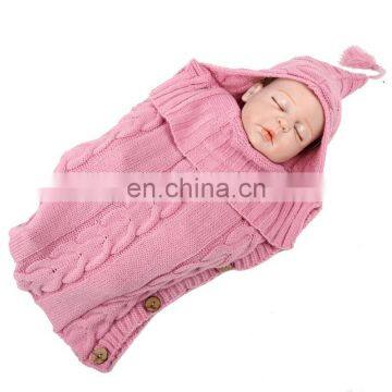 Cute Newborn Girls Boys Infants Hooded Swaddle Blankets