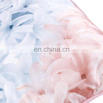 Hot Selling Big Flower Printed Velvet Decorative Cushion Covers Polyester Throw Pillow Cover for Sofa photo-3