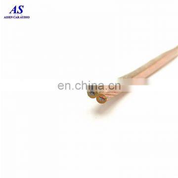 Transparent Soft 2 Core Copper Ofc 14 Awg Audio High Quality Hifi Loud Speaker Cable photo-4