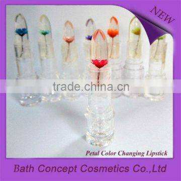 low price transparent petal lipstick for wholesale