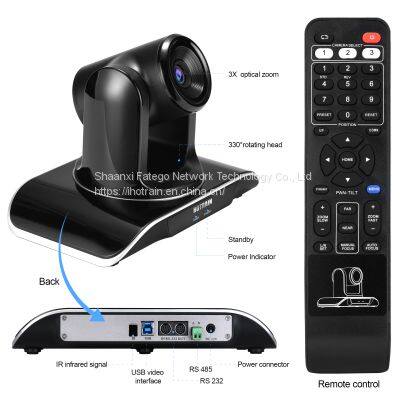 Hotrain FXPTZ4K 4K USB 138 Degree Zoom HD Color Video Conferencing Camera photo-3