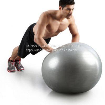 En vente à outrance, ballon de yoga d'équilibre en PVC anti-explosion gonflable pour la musculation en salle de sport avec logo personnalisé