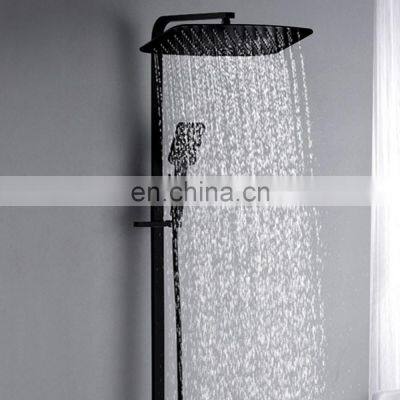 HM005 Contemporary Exposed THERMOSTATIC Square Thermostat Smart Upc Shower Set photo-3