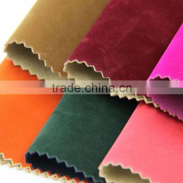 bright color embossed flocking fabric sofa curtain fabric