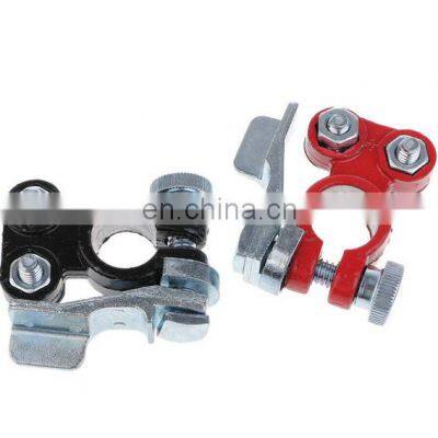 Black and Red Battery Terminal Clips for Car and Truck Negative and Positive Auto Battery Terminal Connector