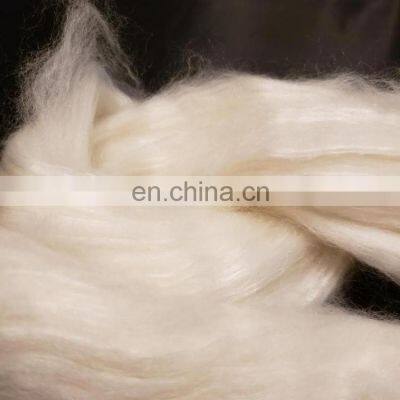 New Zealand Raw Card White Wool Fibers