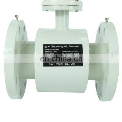 DKV Beverage Sewage Integrated Electromagnetic Flow Meter IP68 Water-proof Flowmeter photo-4