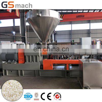CE Certification PE PP EVA PA Twin Screw Plastic Extruder Machine for Masterbatch