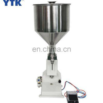 China Small Vertical Desktop Pneumatic Paste Ointment And Liquid Filling Machines photo-3