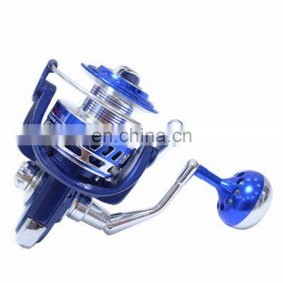 2021 Blue Full Metal 12 +1BB 4000 -10000 Вращательная рыболовная катушка для тралования и джиггинга на лодке с усилием рывка 50 кг photo-2