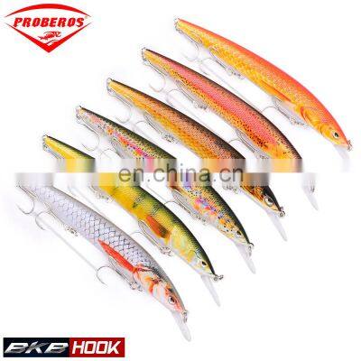 Brand lure bait plastic hard bait15cm-18gFresh water weever eat lure zero aris minnow