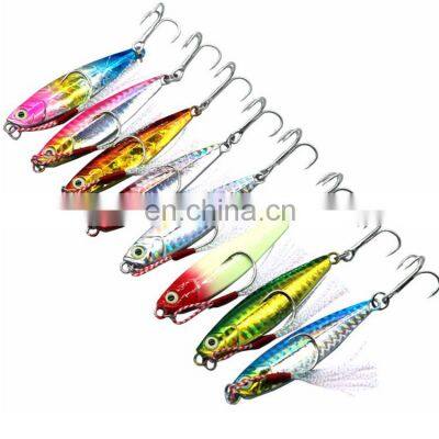 In Stock Japanese style  7G 10G 15G 20G 30G  40G baits water fishing tackle jig metal vib fishing lure lead fish lure