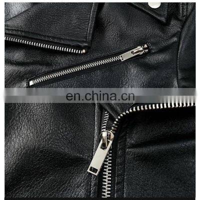 Wholesale Custom Logo Windbreaker Jacket Windproof Polyester Men's Leather Jackets photo-5
