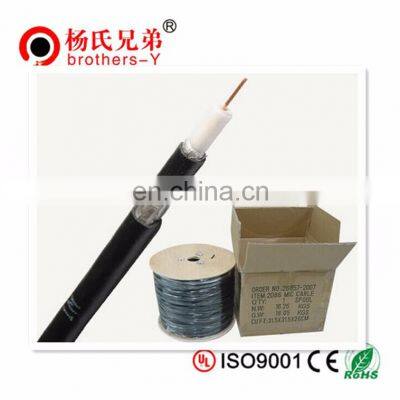 Customized RG6 Cable RG59 Coaxial Cables Black/white Color photo-5