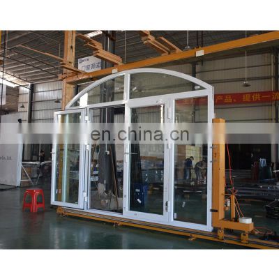 Aluminum Top Arch Germany Hardware Casement Door