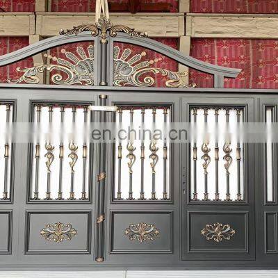 Beauty Design Auto Electric Wrought Iron Gate Decor Front Door Security Gate