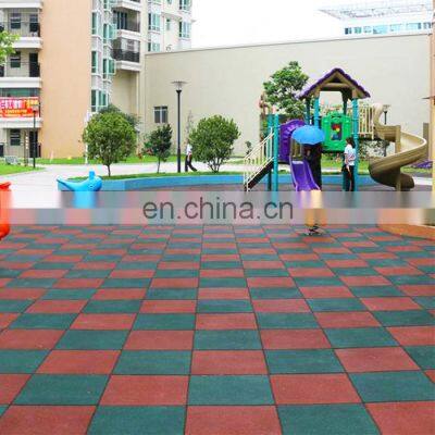 Playground non-slip inter-locking yaga mat gym flooring rubber floor mat