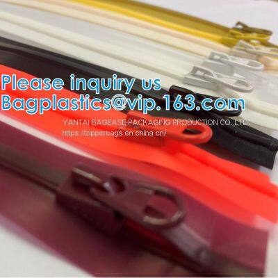 RUBBER ZIPPER, PLASTIC SLIDER, EASY TEAR ZIPPER, PRESS LOC ZIPPER, FLANGE ZIPPER, VACUUM ZIPPER, YKK