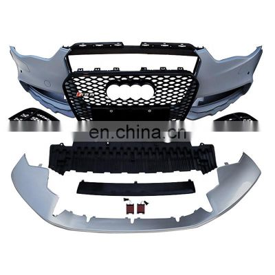 RS5 B8.5 Front bumper with grill  for Audi A5 S5 B8.5 facelift RS5 bodykit car bumper Audi A5 S5 B8.5  2012 2013 2014 2015 2016