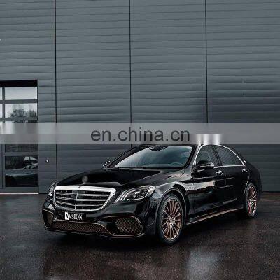 Auto Body Kits Include Front/rear Bumper Assembly Grille for Mercedes Benz S-class W222 Modified to S65 Model
