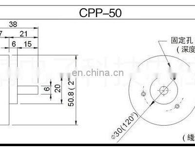 CPP-50 Series Precision Load Cell Resistance 5K Ohm Angular Displacement Sensor New and Original photo-3