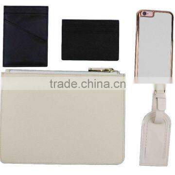 Genuine Nappa Leather Cream Color Baggage Tag Luggage Tag photo-5