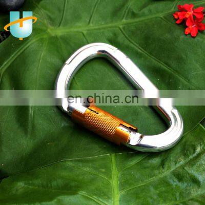 Wholesale High Quality 115mm/5.43inch D-shape Aluminum Carabiner Hooks 25kn photo-4