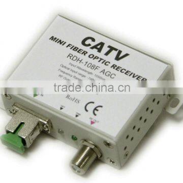 FTTH Fiber Optic Receiver Built in Filter/optical fiber communication