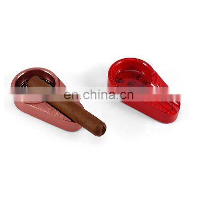 Aluminum Cigar Accessories Wholesale Cigar Ashtray With Custom Logo photo-4
