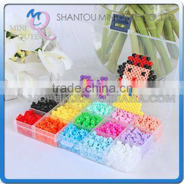 Mini Qute Kawaii DIY Ironing Hama Perler Beans 3D Jigsaw building block educational toy (Accept OEM) NO.ET10D