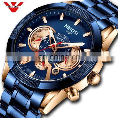 New Arrival NIBOSI Men Watch Top Brand Fashion Watches Relogio Masculino Military Quartz Wrist Watches Hot Clock