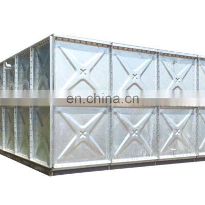 Sectional fire fighting Galvanized pressed steel water storage tank