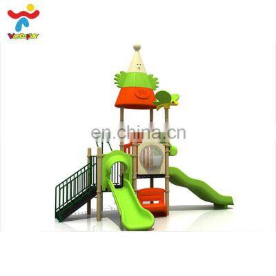 Fairy Tale Theme Amusement Park Rides Outdoor Kids Games Playground Plastic Slides Equipment for Kindergarten