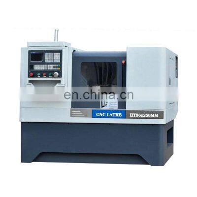 Multi-function HT36 Flat bed CNC lathe precision small workpiece