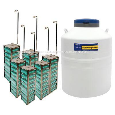 145L cryogenic liquid nitrogen biological container