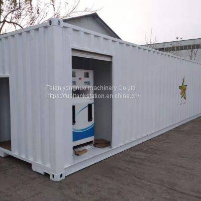 High Quality 20ft 40ft 40000l Container Fuel Station Fuel Mobile Filling Petrol Station Cheap Price photo-3