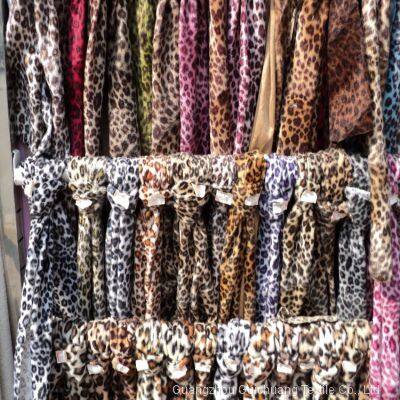 Guichuang Textile Spot Wholesale Leopard Pattern Zebra Dot Short Polyester Plush Toy Decoration Printing Fabric photo-5