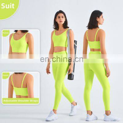 Tik Tok Multi Color Adjustable High Impact Sports Bra Breathable Backless Gym Top