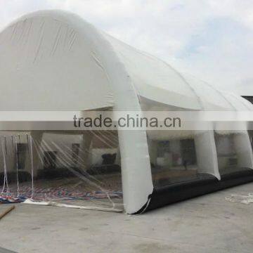 2015 New arrvail White gaint soccer dome inflatable indoor tent for sale