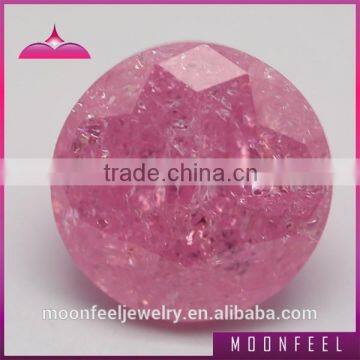 round ice cubic zirconia gems for jewelry making