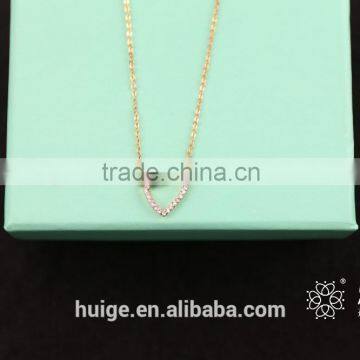 2015 New Arrive Fashion Jewelry Gold Plated Necklace Witn a Heart Pendant photo-2