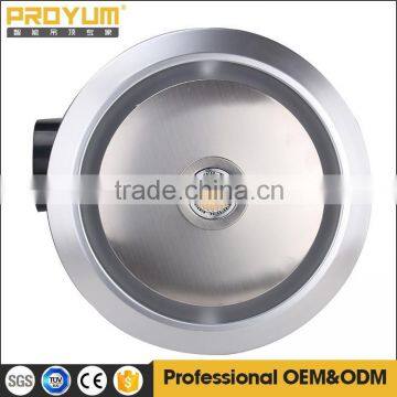 round shape Ceiling mounted bathroom exhaust fan with halogen light SAA CCC certification avaable