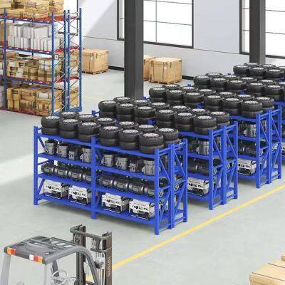 Warehouse Pallet Rack Customized Heavy-Duty Shelves Multi-Layer Adjustable Steel Storage Shelf Industrial Metal Beam Shelving System photo-2