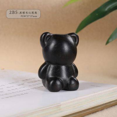 Woodcarving Wishing Bear Desktop Ornament photo-2