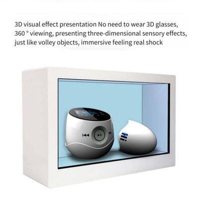 32-inch, 43-inch, and 55-inch Lcd Transparent Display Cabinets With 3d Virtual Interactive Touch Screens for Product Display photo-4