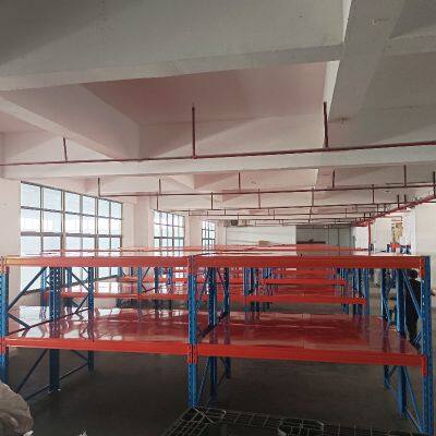 Настраиваемая многоуровневая стальная система стеллажей для складского хранения