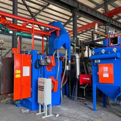 Hook Type Shot Blasting Machine is Suitable for Small Aluminum Die-casting Instrument Surface Treatment, With Compact Structure and High Efficiency photo-5