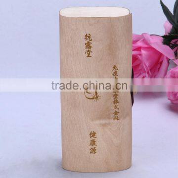 Chinese tea wooden packaging box for custom